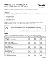 SMART SE240 Compatibility Manual