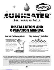 SmartPool SunHeater 17016 Installation And Operation Manual