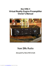 SMc Audio Virtual Reality Engine Preamplifier VRE-1 Owner's Manual