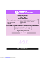 IAI ROBO Cylinder RGS7AD Operating Manual