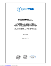 Parvus SpacePC 1232 Series User Manual