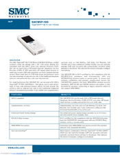 SMC Networks WSP-100 FICHE Specification Sheet