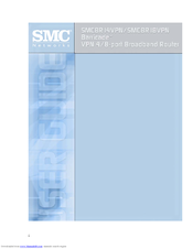 SMC Networks BR14VPN - annexe 1 User Manual