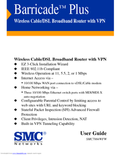 SMC Networks SMC Barricade Plus SMC7004WFW User Manual
