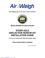 Air Weigh AW5800 Installation Manual