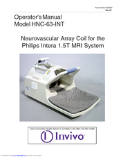Invivo Invivo HNC-63-INT Operator's Manual