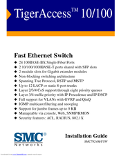 SMC Networks TigerAccess SMC7824M/FSW Installation Manual