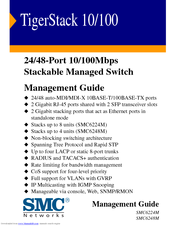 SMC Networks SMC6224M Management Manual