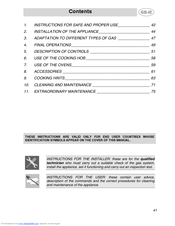Smeg CS120A-6 Instruction Manual