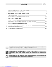 Smeg SCB80GX Instruction Manual