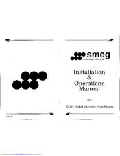 Smeg SA135NE Installation & Operation Manual