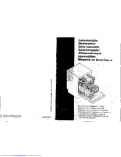 Smeg Dishwasher DWD1E Instructions For Installation And Use Manual