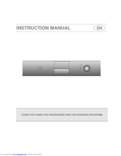 Smeg Dishwasher KLS55B Instruction Manual