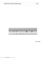 Smeg Dishwasher SA682X Instruction Manual