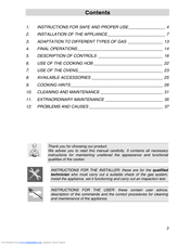 Smeg A21X-5 Instructions For Installation And Use Manual