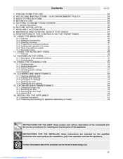 Smeg CE92IMX Instructions For Installation And Use Manual