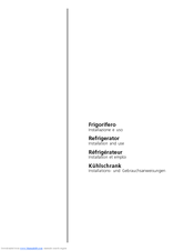 Smeg FR300SE Installations- Und Gebrauchsanweisungen