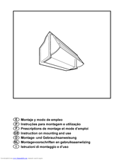 Smeg KSEI60S Instruction On Mounting And Use Manual