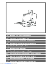 Smeg KSET650X Instruction On Mounting And Use Manual