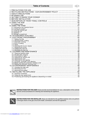Smeg SCB66MPX5 Instructions For The User
