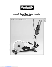 Smooth Fitness 7858-699 Assembly Manual