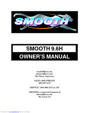 Smooth Fitness SMOOTH 9.6H Owner's Manual
