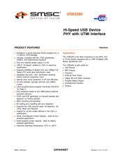 SMSC USB3280 Datasheet