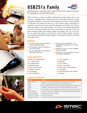 SMSC USB2513i Features And Benefits