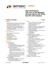 SMSC LAN9312 Datasheet