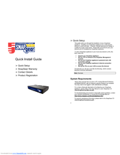 SnapGear SnapGear Quick Install Manual