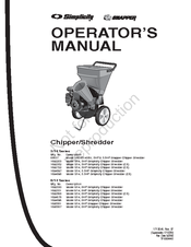 Snapper 85637 Operator's Manual
