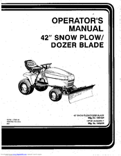 Simplicity 1692039 Operator's Manual