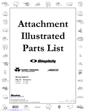 Simplicity 1693578 Illustrated Parts List