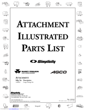 Simplicity 2621 Parts List