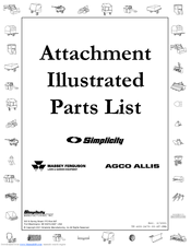 Simplicity 2470 Illustrated Parts List