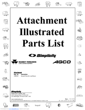 Simplicity 4084 Illustrated Parts List