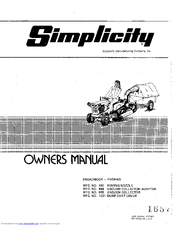 Simplicity 935 Owner's Manual