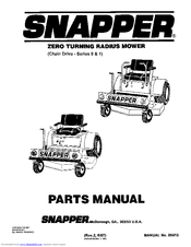 Snapper 6413 Parts Manual