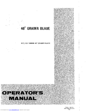 Simplicity 1600006 Operator's Manual