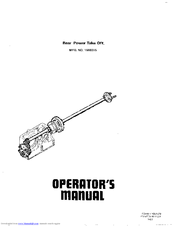 Simplicity 1600315 Operator's Manual