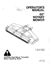 Snapper 1690074 Operator's Manual