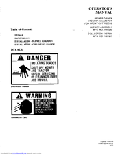 Snapper 1691245 Operator's Manual
