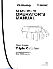 Simplicity 1726794 Operator's Manual