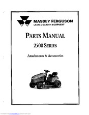 massey ferguson 2500 lawn tractor