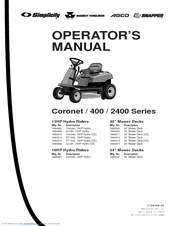 Simplicity Coronet 2400 Series Manuals | ManualsLib