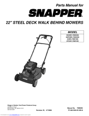 Snapper 7800189SP2265 (7800165) Parts Manual