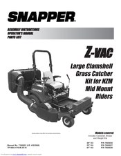 Snapper 7600028 Operator's Manual