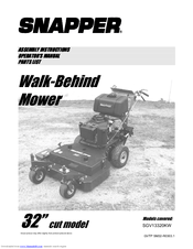 Snapper SGV13320KW Operator's Manual