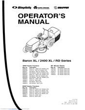Snapper XL Series Operator's Manual