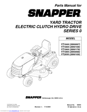 Snapper YT1844 Parts Manual